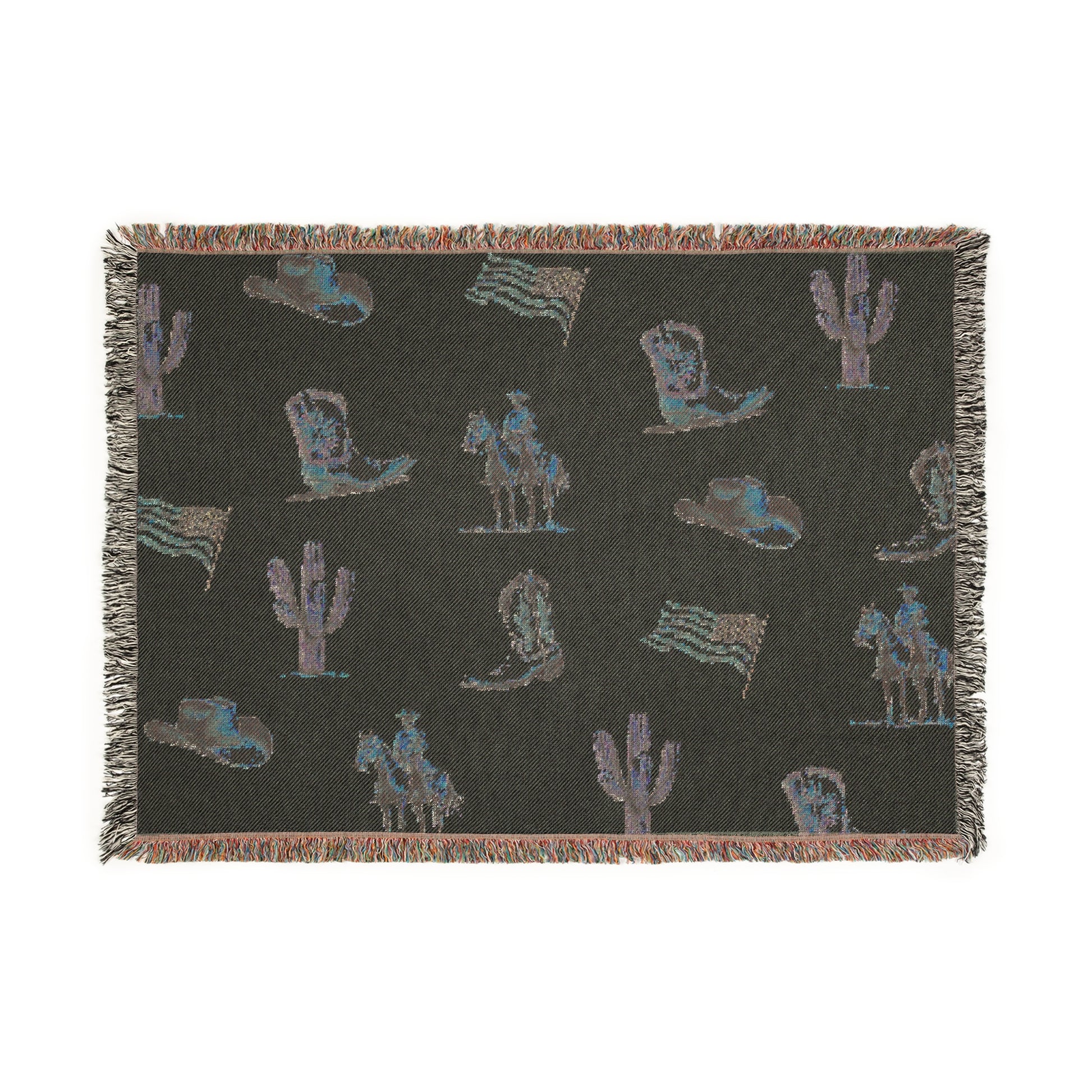 American Frontier Woven Blanket