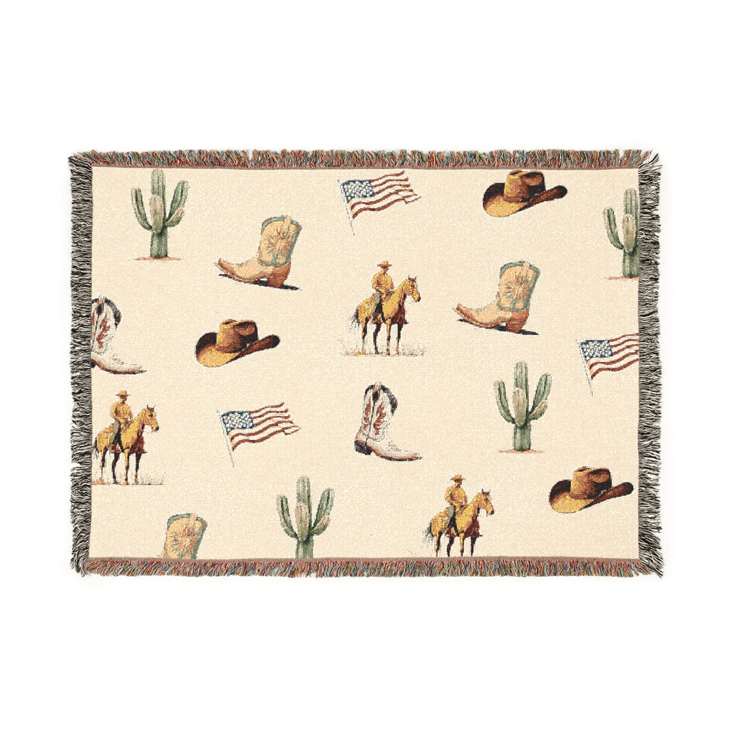 American Frontier Woven Blanket